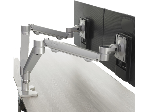 Dual Wide Monitor Arms Willow Series, Workrite Monitor Arm